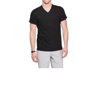 Goodfellow & Co Black Short Sleeve V-Neck Tee M